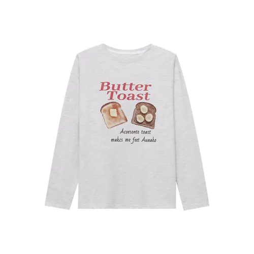 CHARM PICK Белый Фотиния Серый Женская T-Рубашка