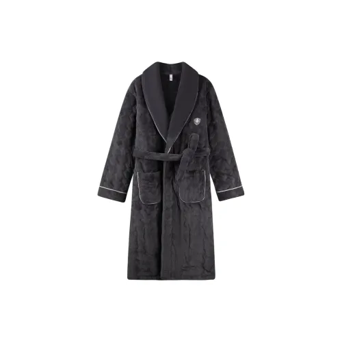 Qin Jing Sleep Халат Мужской Темно-Серый