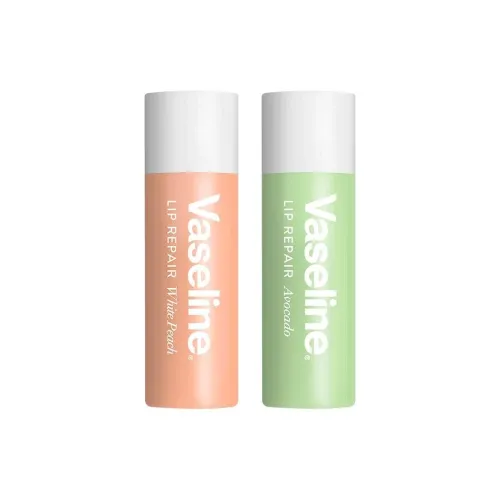 VASELINE Белый персик Авокадо Lip Balm Набор Увлажняет и Увлажняет 3,5г+3,5г