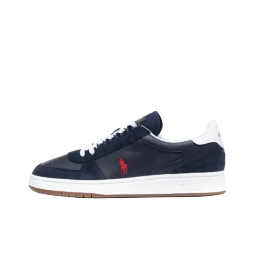 Polo Ralph Lauren Court Low Top Скейтборд Кроссовки Мужские Прусский Синий