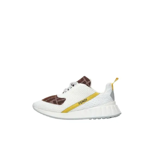 FENDI Низкие Беговые Кроссовки Белые Детские