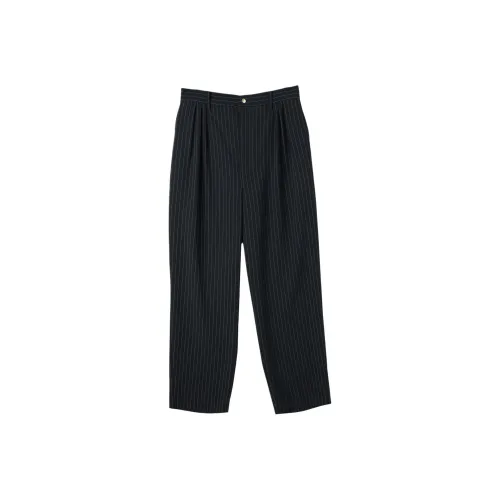 CULLNI FW25 Stripe Двойной Cloth 3Tuck Semi Широкий Брюки Повседневные брюки Унисекс