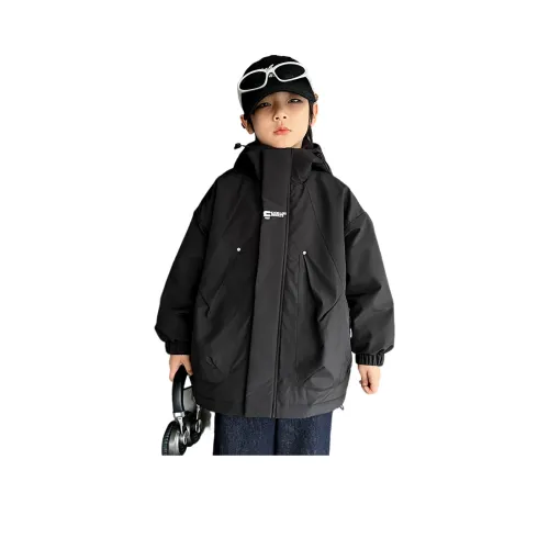 TLIT Черный Kids Утеплённые куртки