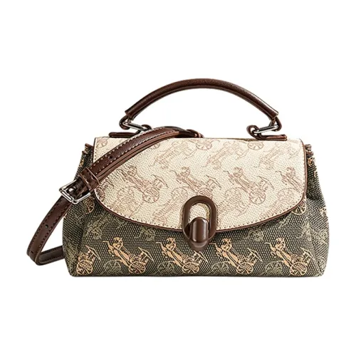 Jacoponnus Корова Спилок Сумка Стандартная Женская Многоцветная Зеленая