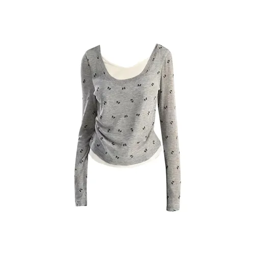 FTTHR Серый Женские T-рубашки