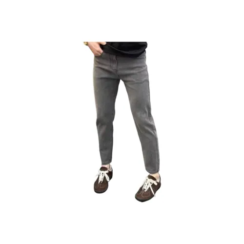 CAT'S PAW Серый Унисекс Джинсы