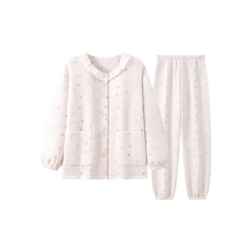 XIAOLIZI Торт Бант Женские Пижамные Комплекты