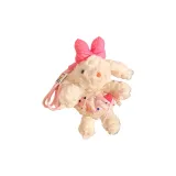 Розовый, жемчужный, юбка, кролик