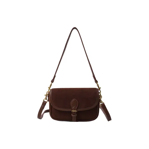 YTARA Замша Сумка через плечо Стандартная Женская Коричневый Кофейный Бургунди