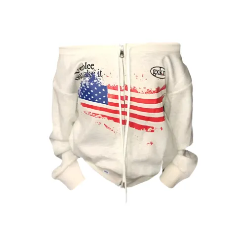 W9H2 Белый Серый Унисекс Свитшоты