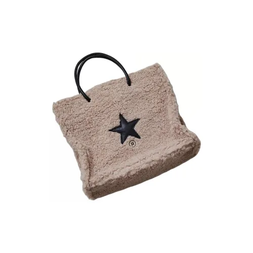 Конверс Полиэстер Тоут Сумка Сумка для покупок Сумка Сумка через плечо Средняя Унисекс Бежевый