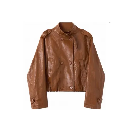 Udon House Кожа Куртка Женская