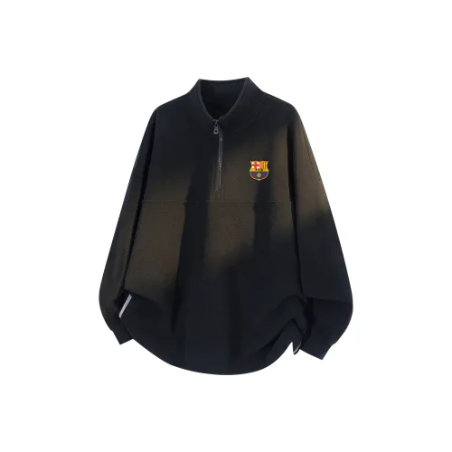 FCB ARCELONA Velvet Feel Coat Unisex FCB ARCELONA Бархат Feel Пальто Унисекс