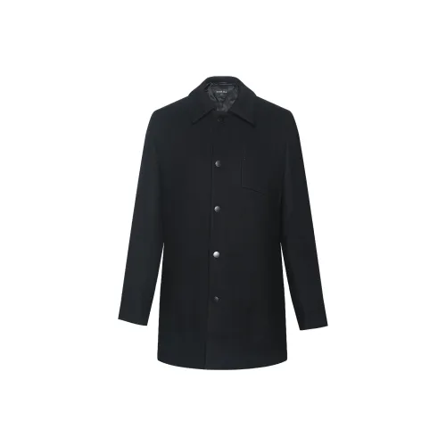 LESS IS MORE Черный 24DYR2011Y Мужское пальто
