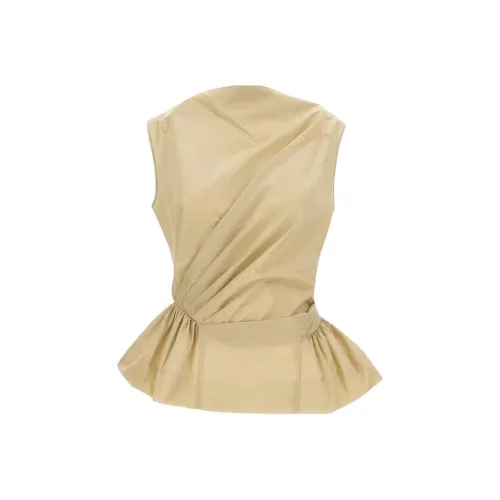 SIMONE ROCHA Бежевый Женский Топ без рукавов