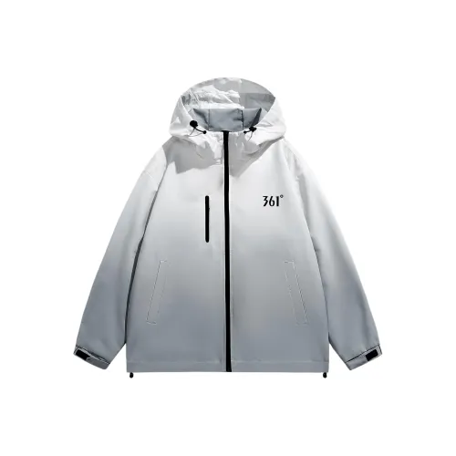 361° Темно-серый Натуральный белый Мужские Куртки