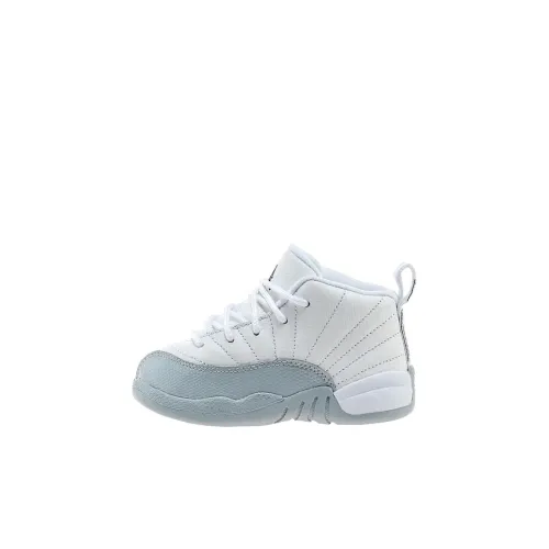 Jordan Air Джордан 12 MID Топ Обувь для малышей Белый Infant And Toddler