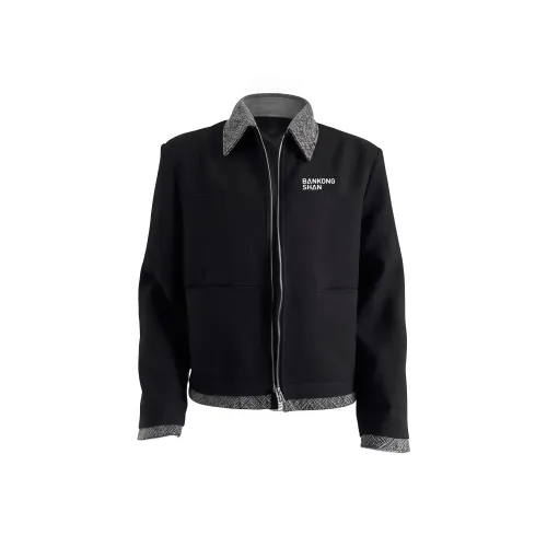 BANKONGSHAN Черный Унисекс Куртки