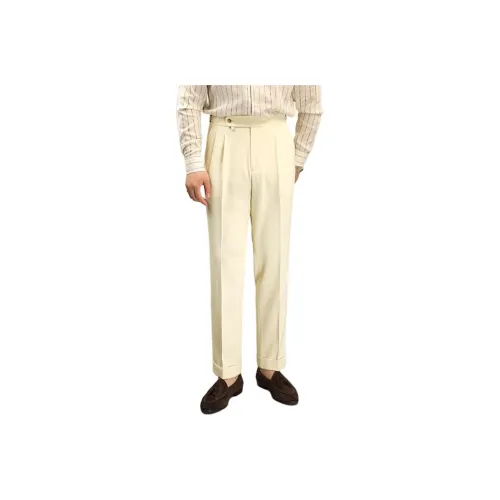 Бумага Экрю Мужской Костюм Брюки