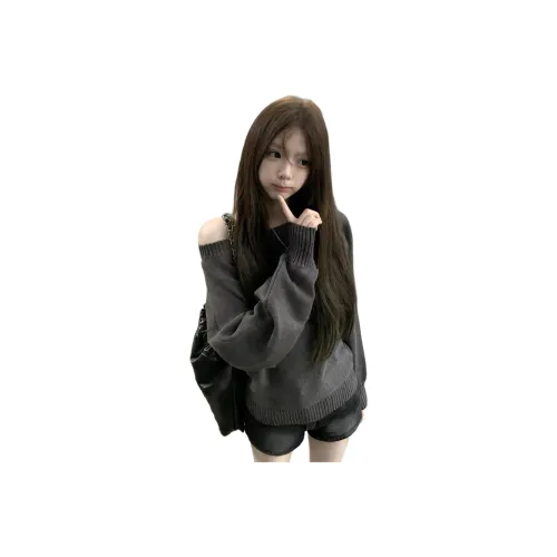 MUCCHIC Серый Женский Трикотаж