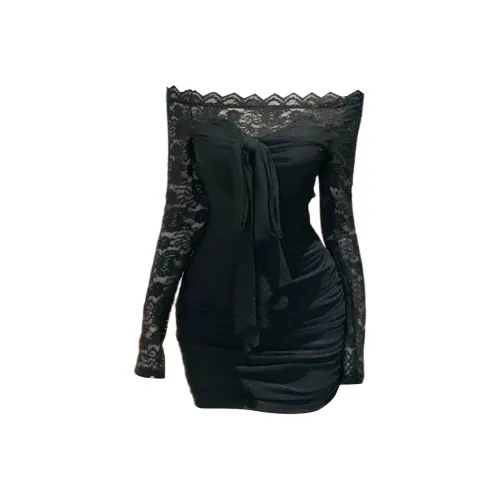 JOPPTI Длинное платье с длинными рукавами женское