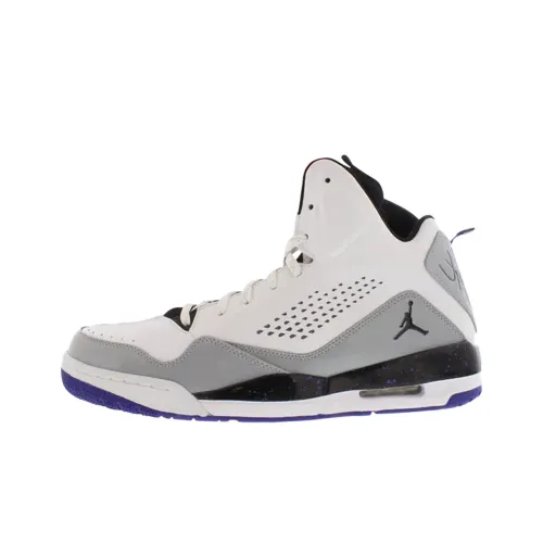 Джордан SC 3 Винтажные Баскетбольные Кроссовки Мужские Белые Серые