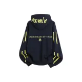 Темно-синий, синий и желтый с полосами (с принтом букв)