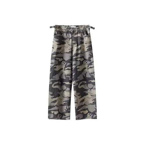 PANDA ADEVIL Камуфляж Унисекс Джинсы