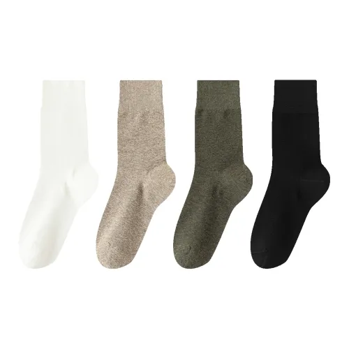 AUGUST Осенние носки Crew для мужчин упаковка из 4 пар