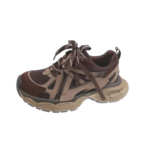 Yue Elsa Устойчивые к истиранию Низкие Кроссовки с Толстой Подошвой Женские