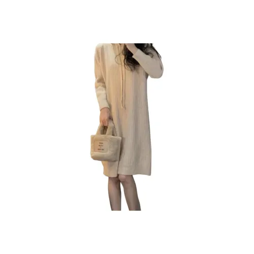 XIANSINIAO Длинное платье с длинными рукавами женское