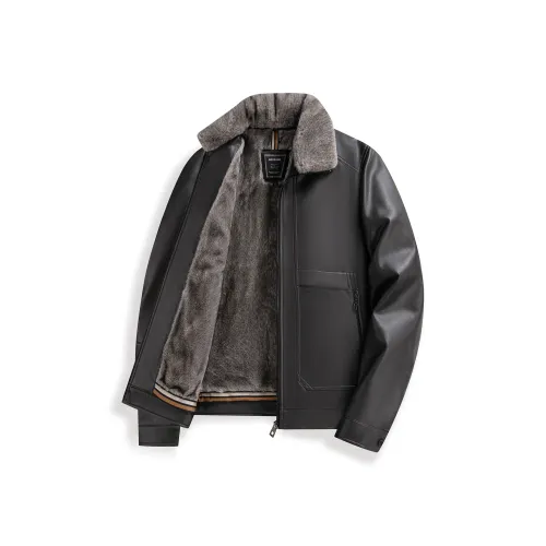 Vintage Cars Кожаная куртка Мужская