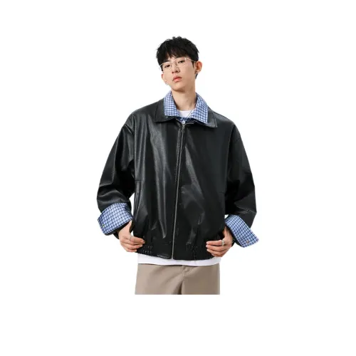 DEMAVIE Унисекс Кожаные Куртки