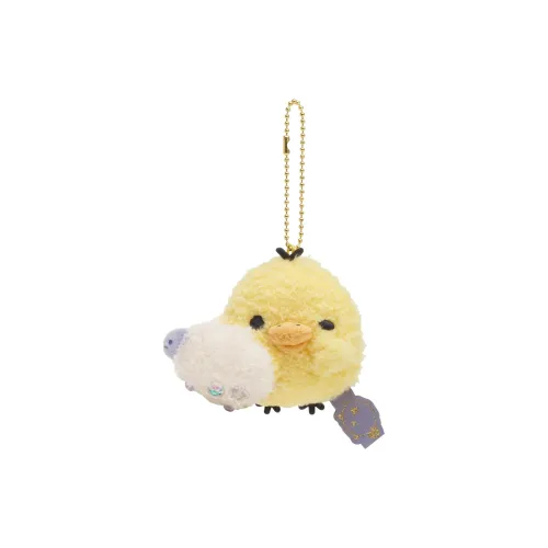 SAN X Little Желтая Курица Кукла Плюшевая Подвеска 7 см Рекомендуемая Высота