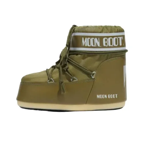MOON BOOT ICON SHORT Сноубутсы Унисекс Зеленый Белый