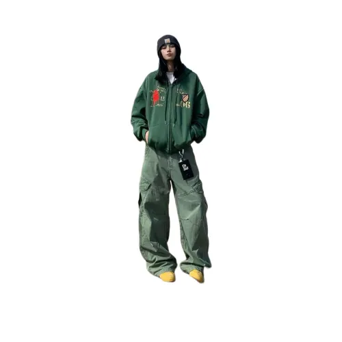 UPWARD LAB Зеленый Унисекс Свитшоты