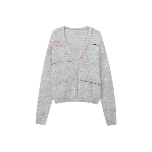 CHARM PICK Серый Женский Трикотаж