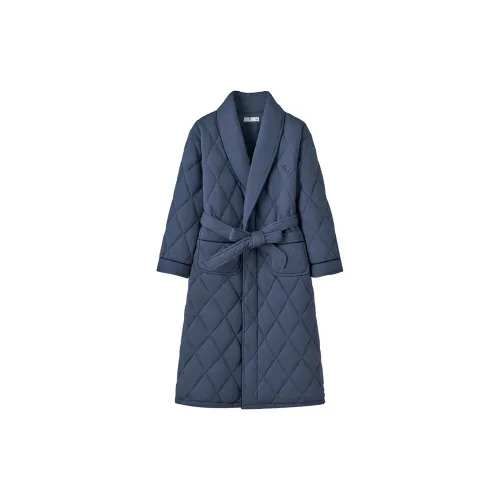 DUOQIAOMEI Синий Мужской Халат для ванной