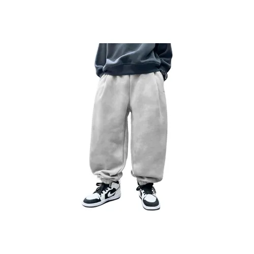 EASTERN CAMEL Серые Детские Вязаные Тренировочные Штаны