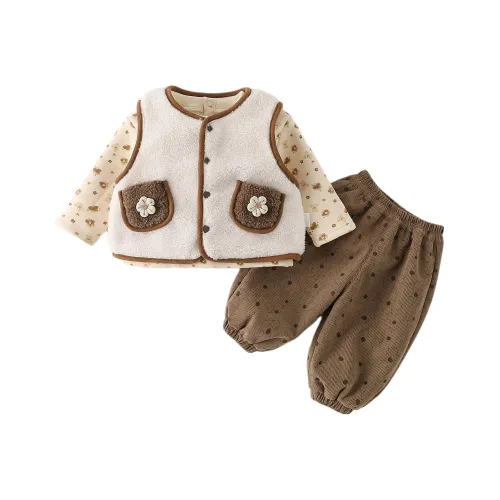 XiaoJinBu Детский Корейский стиль Комплекты одежды