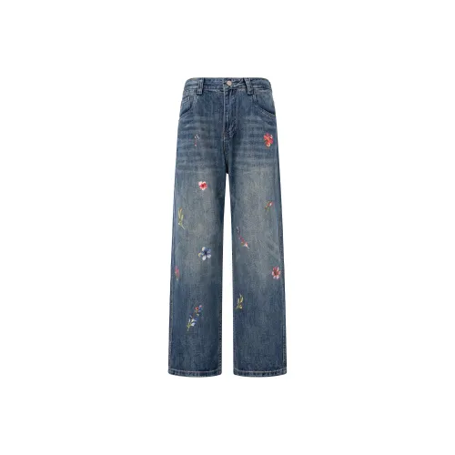 HARSIINCN H25AMNK454 Синий Унисекс Джинсы