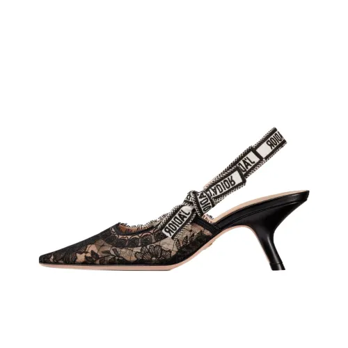 DIOR Нестандартный каблук Высокие каблуки 6,5 см Женские Черный