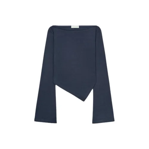 ZARA Морской синий Женские T-рубашки