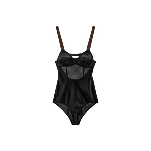 ZARA Черное женское боди