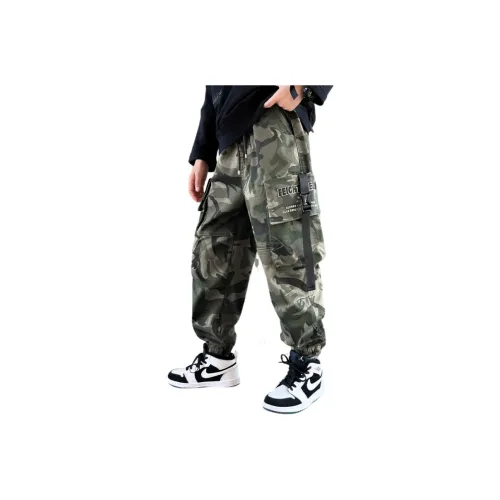 YUGUOGUO Камуфляж Школьный возраст Карго-брюки