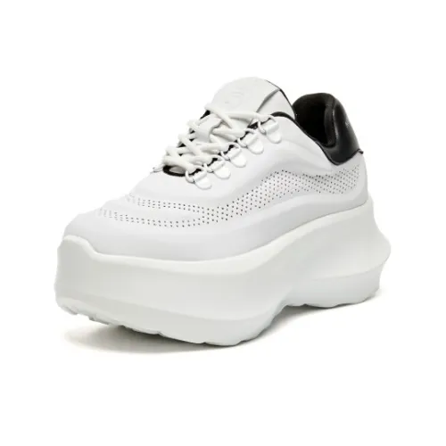 SENJIALUO Амортизация Высота Увеличение Устойчивость к износу Дышащий Противоскользящий MID Топ Скейтбординг Кроссовки Женские