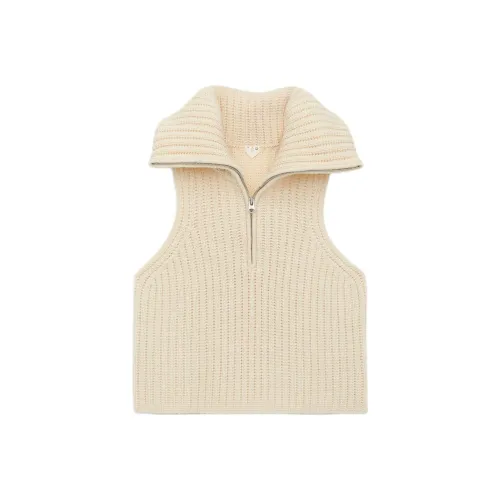 ARKET Экрю Женские Майки