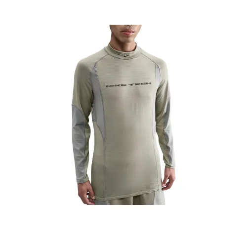 nike Светло-армейский зеленый Холодный серый Холодный серый Черный мужские T-рубашки