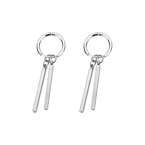 FAIRWHALE Титановые стальные серьги-гвоздики унисекс