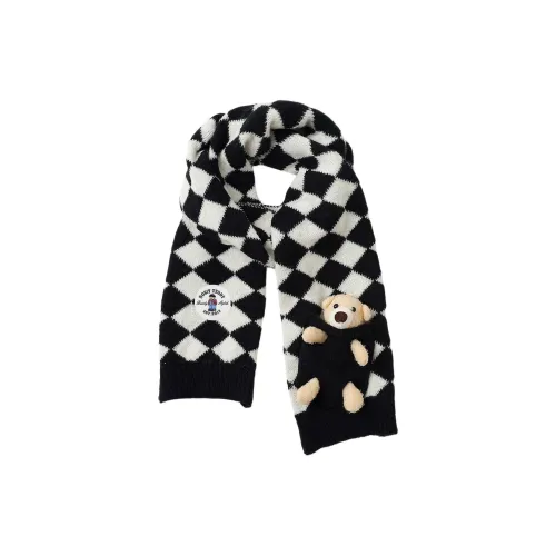NOISY TEDDY 100% Wool Вязаные Шарфы Унисекс